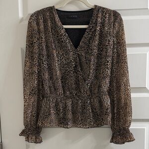 Beautiful 1 State smocked waist blouse top